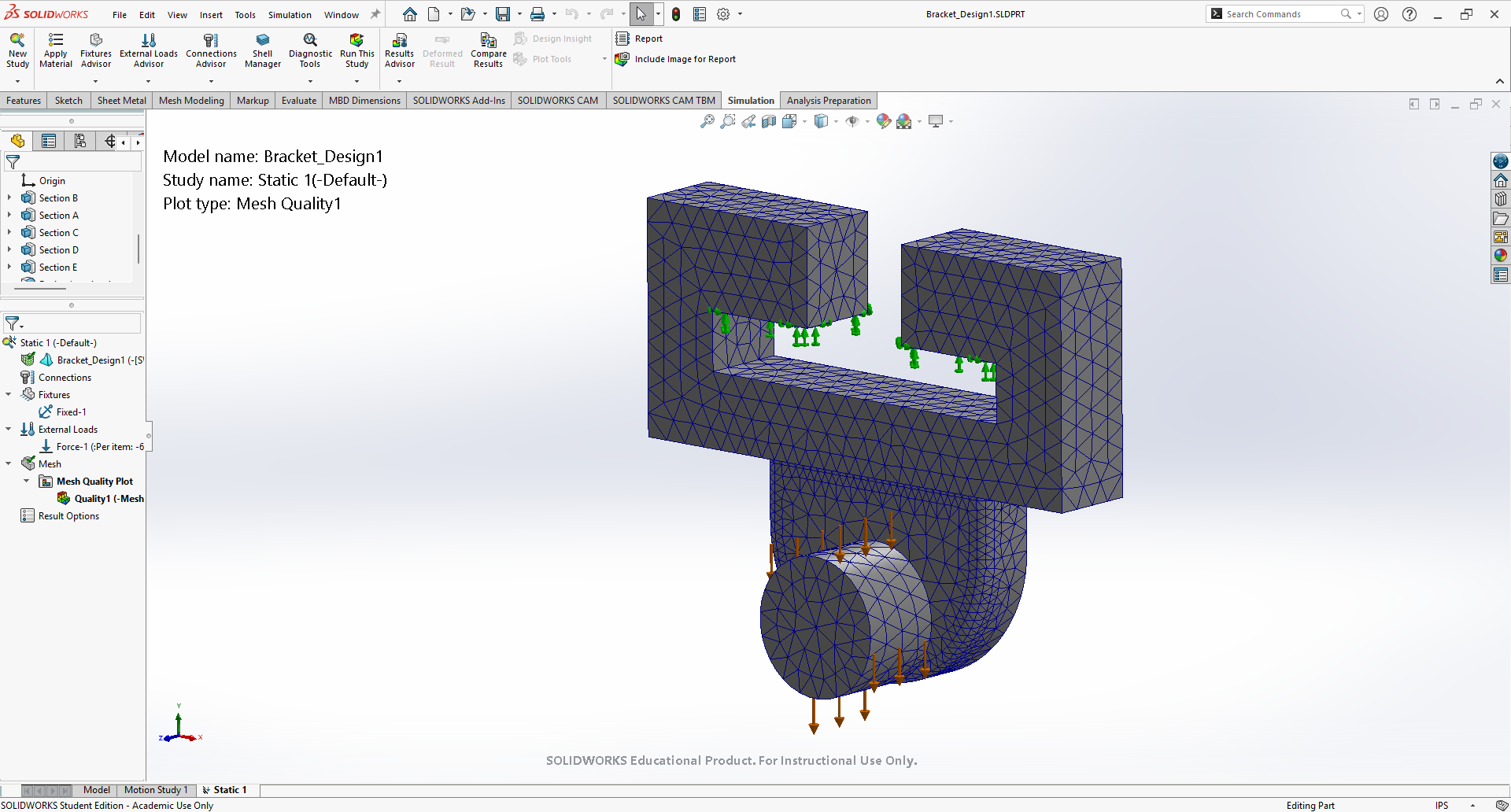 Design 2 - Mesh 1